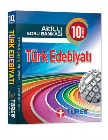 Türev Yayınları 10.Sınıf Akıllı Soru Bankası Türk Edebiyatı Kitabı