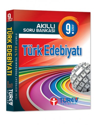 Türev Yayınları 9.Sınıf Akıllı Soru Bankası Türk Edebiyatı Kitabı