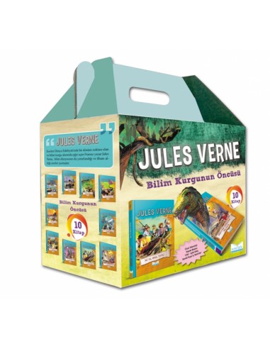 Mavi Göl Yayınları Jules Verne 10 Kitap Ciltli