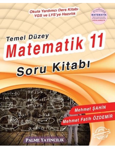 Palme Yayınları 11.Sınıf Temel Düzey Matematik Soru Kitabı