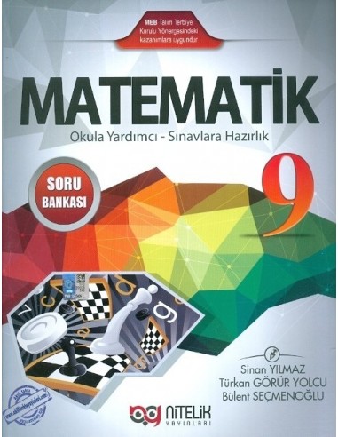 Nitelik Yayınları 9.Sınıf Matematik Soru Bankası