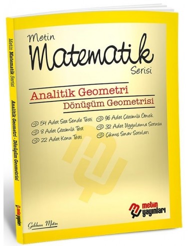 Metin Yayınları Bireysel Matematik Fasikülleri (Analitik Geometri)