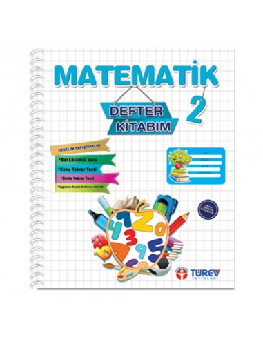 Türev Yayınları 2.Sınıf Matematik Defter Kitabım