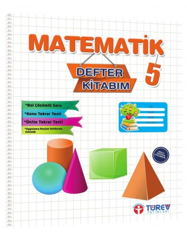 Türev Yayınları 5.Sınıf Matematik Defter Kitabım