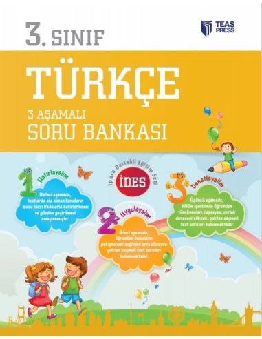 Teas Press 3.Sınıf Türkçe İDES 3 Aşamalı Soru Bankası