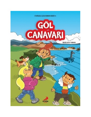 Erdem Çocuk Yayınları Etkinlikli Çizgi Roman Serisi-4 Göl Canavarı
