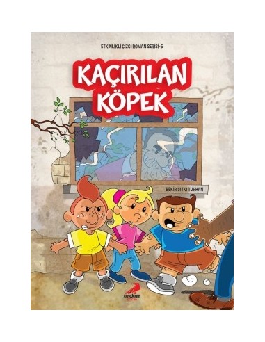 Erdem Çocuk Yayınları Etkinlikli Çizgi Roman Serisi-5 Kaçırılan Köpek