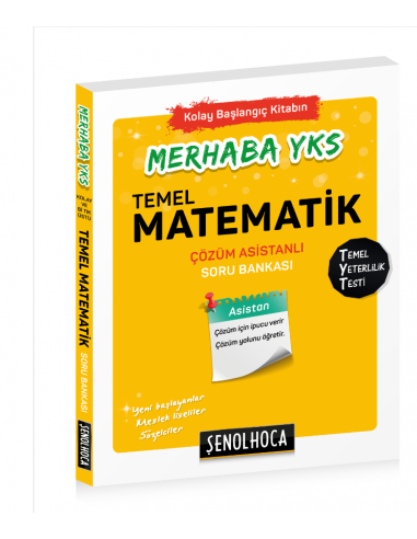 Şenol Hoca Yayınları Merhaba YKS Temel Matematik Soru Bankası
