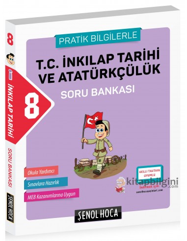 Şenol Hoca Yayınları 8.Sınıf TEOG T.C. İnkılap Tarihi ve Atatürkçülük Soru Bankası
