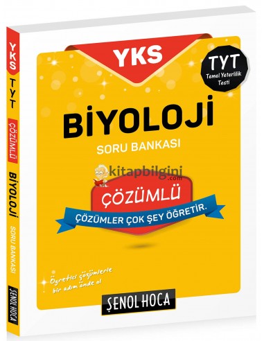 Şenol Hoca Yayınları YKS TYT Biyoloji Çözümlü Soru Bankası