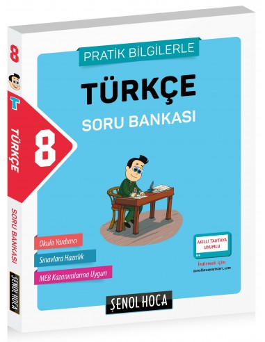 Şenol Hoca Yayınları 8.Sınıf LGS Türkçe Soru Bankası