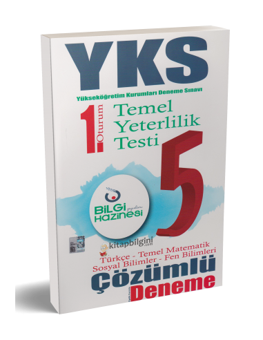 Bilgi Hazinesi Yayınları YKS 1. Oturum TYT 5'li Çözümlü Deneme Sınavı