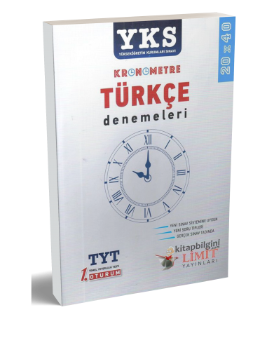 Limit Yayınları YKS 1. Oturum TYT Kronometre Türkçe Denemeleri (20x40)