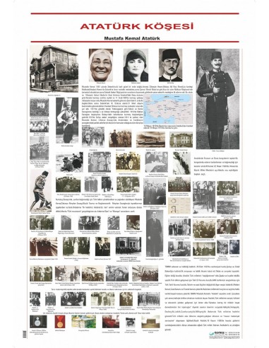 Atatürk Köşesi Levhası (70x100) - Gürbüz Yayınları