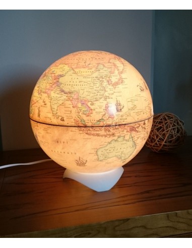 Globe Light Abajur Antik Küre (26 cm) - Gürbüz Yayınları