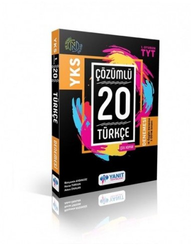 Yanıt Yayınları YKS 1. Oturum TYT Türkçe Çözümlü Çek Kopar 20 Deneme