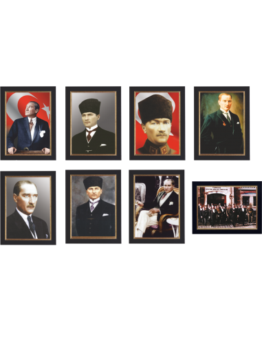 Deri Çerçeveli Atatürk Portreleri - ANT 290