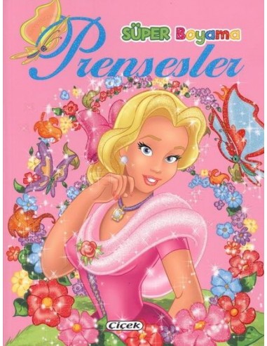 Çiçek Yayıncılık Süper Boyama - Prensesler 1
