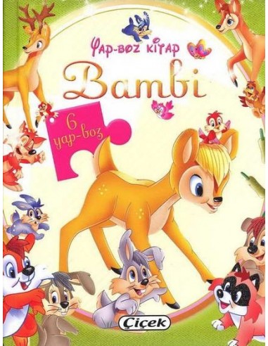 Çiçek Yayıncılık Yapbozlu Klasik Masallar - Bambi