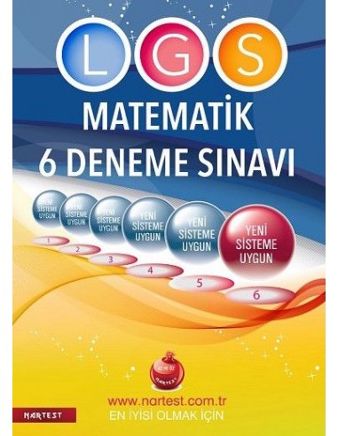 Nartest 8. Sınıf LGS 6 Matematik Deneme Sınavı