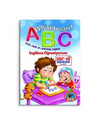 Karatay Çocuk Yayınları Yaz Sil ABC ingilizce