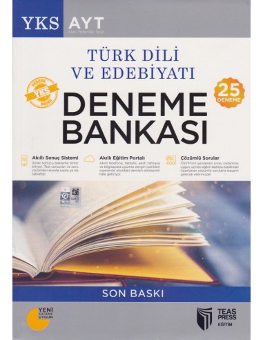 Teas Press YKS-AYT Türk Dili ve Edebiyatı Deneme Bankası