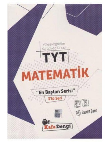 Kafa Dengi Yayınları TYT Matematik En Baştan Serisi 3'lü Seri