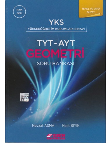 Esen Yayınları TYT - AYT Geometri Soru Bankası Temel ve Orta Düzey