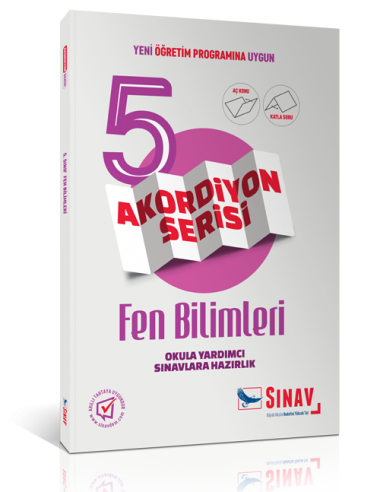 Sınav Yayınları 5. Sınıf Fen Bilimleri Akordiyon Kitap