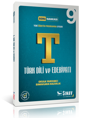 Sınav Yayınları Lise 9.Sınıf Dil ve Anlatım - Türk Edebiyatı Örnek Test Çözümlü Soru Bankası