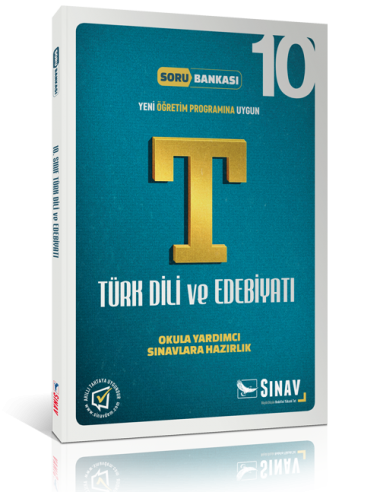 Sınav Yayınları Lise 10.Sınıf Dil ve Anlatım - Türk Edebiyatı Çözümlü Soru Bankası