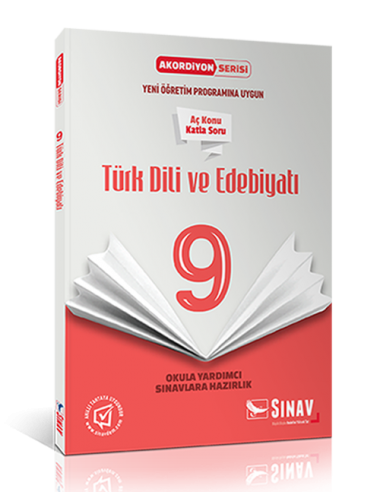 Sınav Yayınları 9.Sınıf Türk Dil ve Edebiyatı Akordiyon Kitap