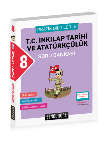 Şenol Hoca Yayınları 8.Sınıf T.C İnkılap Tarihi ve Atatürkçülük Soru Bankası