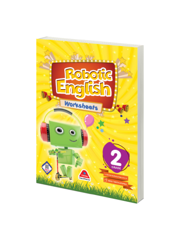 ROBOTIC ENGLISH WORKSHEETS BOOK - 2.GRADE