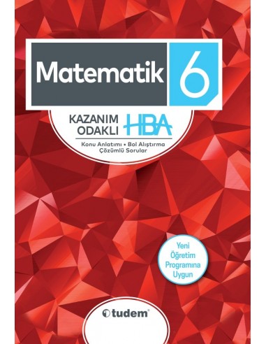 Tudem Yayınları Ortaokul 6.Sınıf Matematik Hepsi 1 Arada