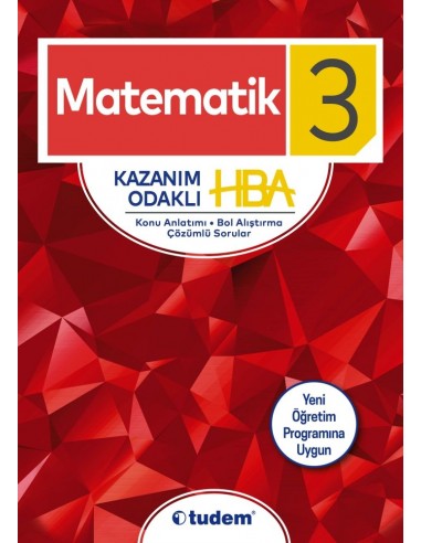 Tudem Yayınları Kazanım Odaklı 3.Sınıf Matematik HBA