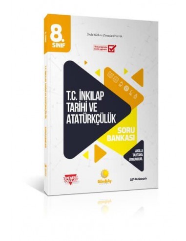 Gün&Ay Yayınları 8.Sınıf T.C İnkılap Tarihi ve Atatürkçülük Soru Bankası