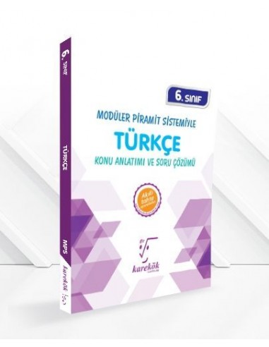 Karekök Yayınları 6.Sınıf Türkçe Modüler Piramit Sistemi