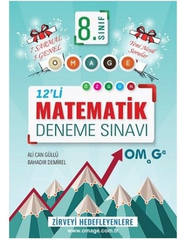 Omage 8. Sınıf Matematik 12 Deneme Sınavı (7 Sarmal + 5 Genel)