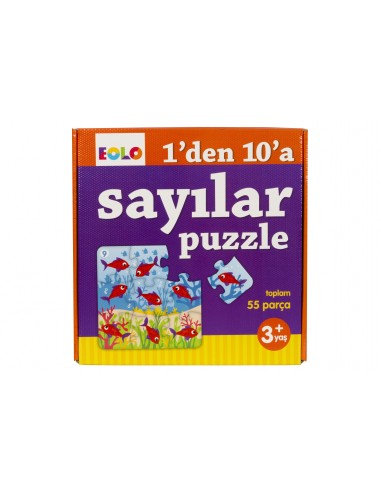 Eolo Puzzle - 1'den 10'a  Sayılar Puzzle - 30004