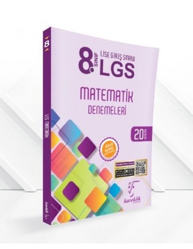 Karekök Yayınları 8. Sınıf LGS Matematik Denemeleri - 20 Deneme