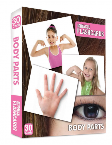 Body Parts Miracle Flashcards 30 Cards - MK Publications