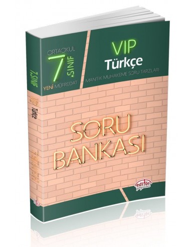 Editör 7. Sınıf VIP Türkçe Soru Bankası