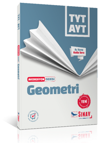 Sınav Yayınları TYT AYT Geometri Akordiyon Kitap