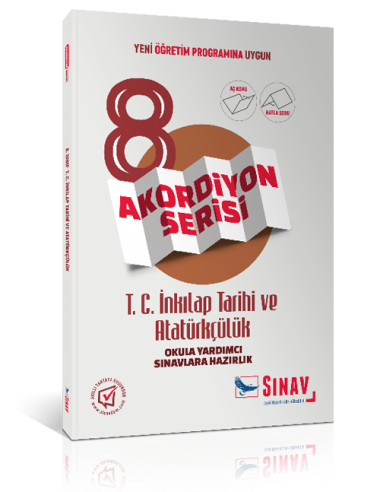 Sınav Yayınları 8. Sınıf T.C. İnkılap Tarihi ve Atatürkçülük Akordiyon Kitap