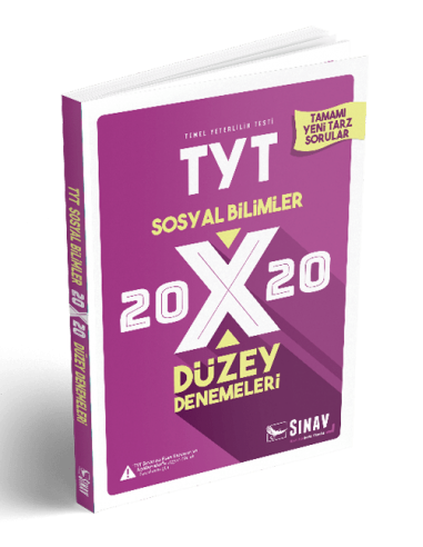 Sınav Yayınları TYT Sosyal Bilimler 20x20 Düzey Denemeleri