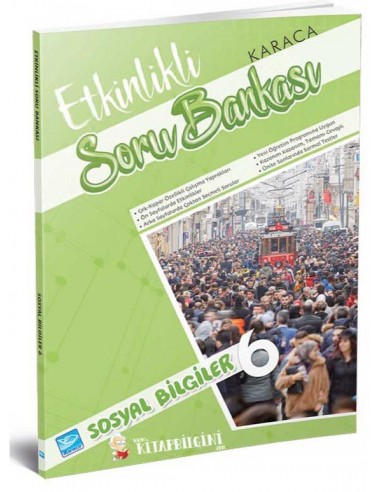 Koza Karaca Yayınları 6. Sınıf Sosyal Bilgiler Etkinlikli Soru Bankası