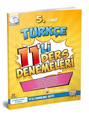 Koza Yayınları 5. Sınıf Türkçe 11'li Ders Denemeleri