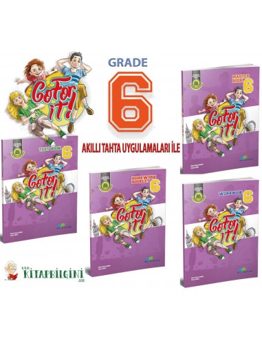 KRC Publishing 6. Sınıf Go For It! - Grade 6 Set (4 Kitap)