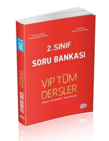 Editör Yayınları 2.Sınıf VIP Tüm Dersler Soru Bankası